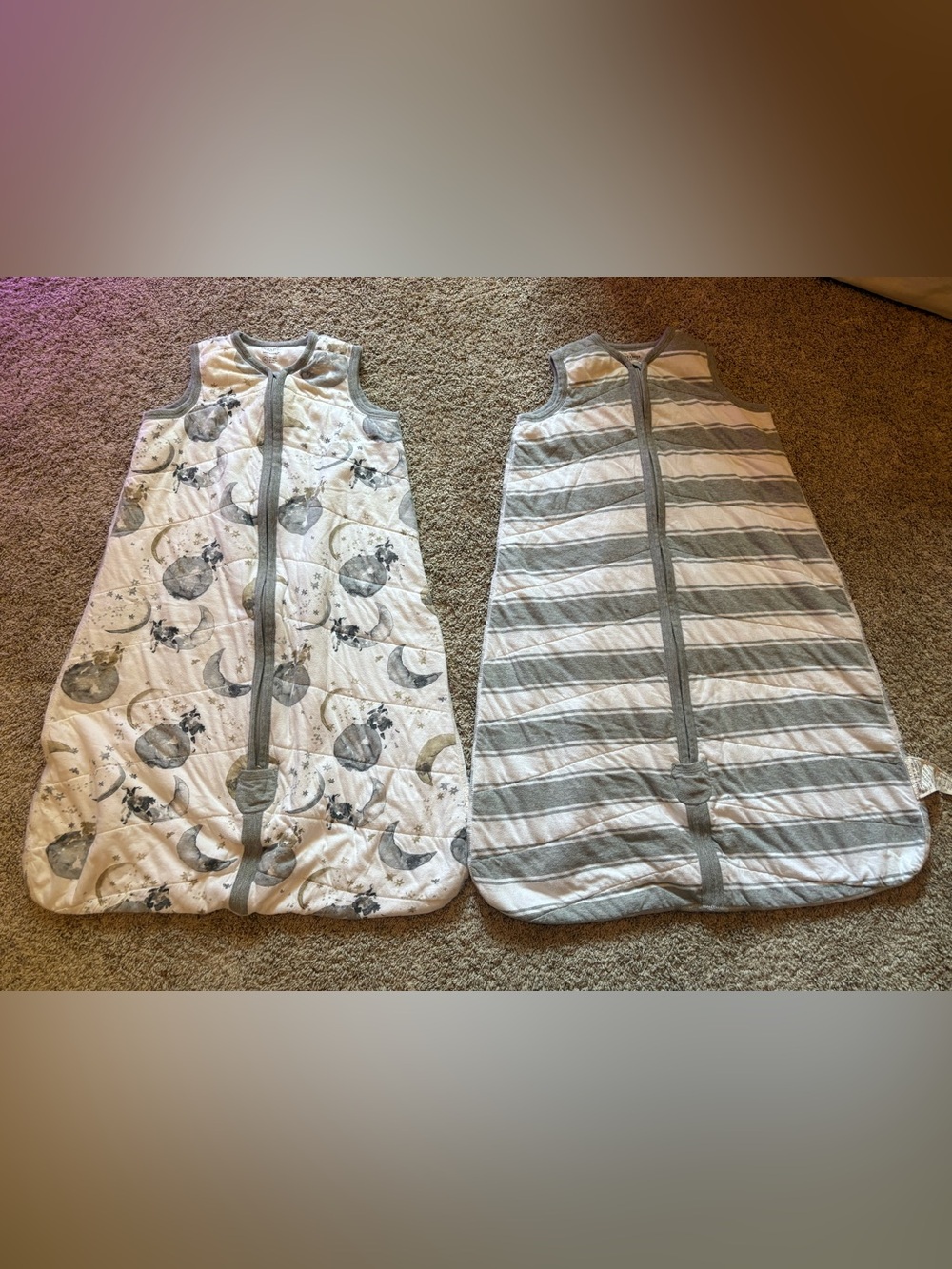 Burt’s Bees quilted sleepsack bundle, size XL